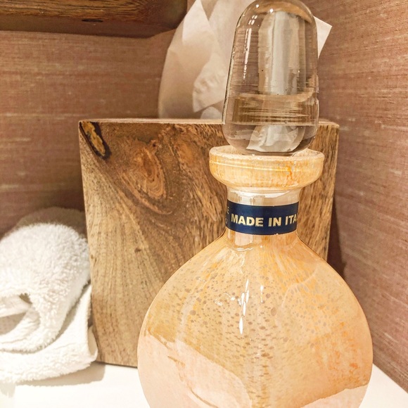 Lavorazione T. Murano Arte Blown Glass Perfume Bottle from Italy - Picture 7 of 8